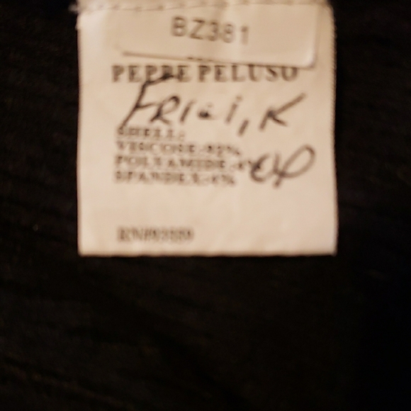 Peppe Peluso Black and Gray Hooded Jacket - Picture 3 of 8